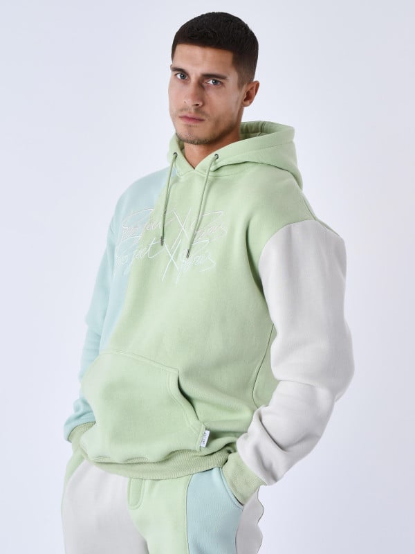 Project X Paris Sweat à Capuche Tricolore