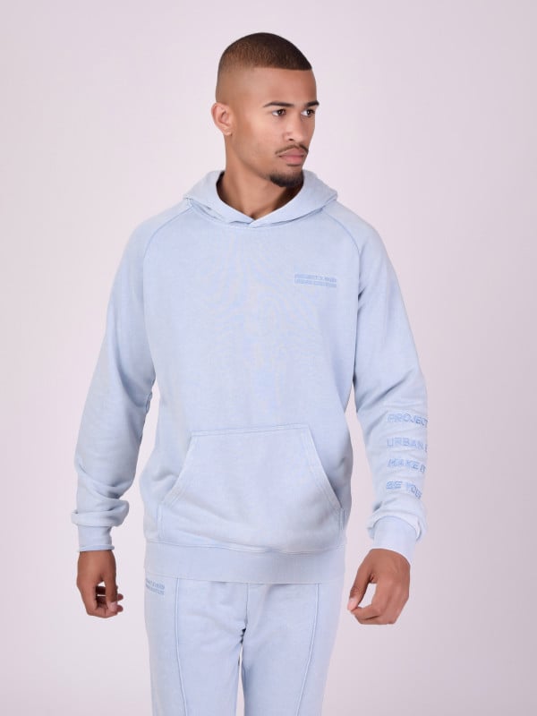 project x paris Sweat à Capuche wash délavé