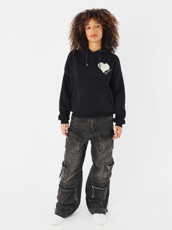 Project X Paris Sweat à Capuche Wicker Heart