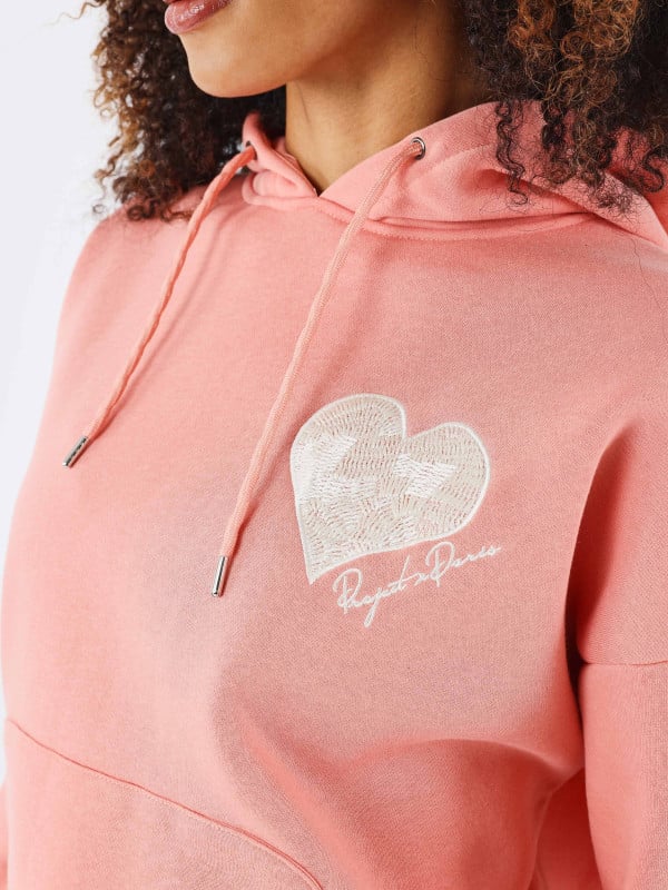 Project X Paris Sweat à Capuche Wicker Heart