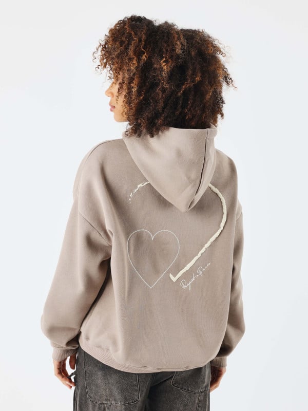 Project X Paris Sweat à Capuche Wicker Heart