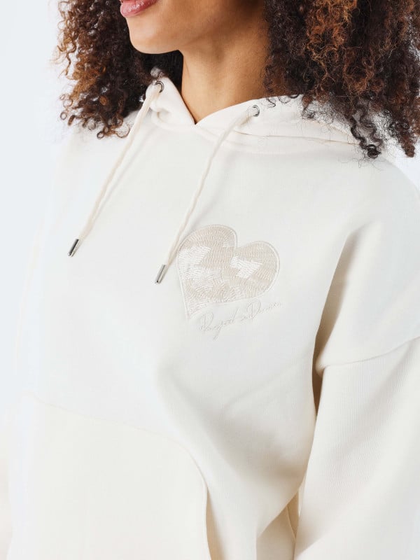 Project X Paris Sweat à Capuche Wicker Heart