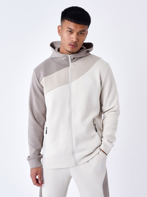 project x paris Sweat à Capuche zippé colorblock