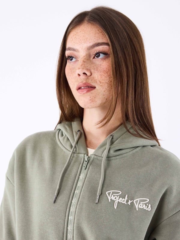 Project X Paris Sweat à Capuche Zippé Logotée