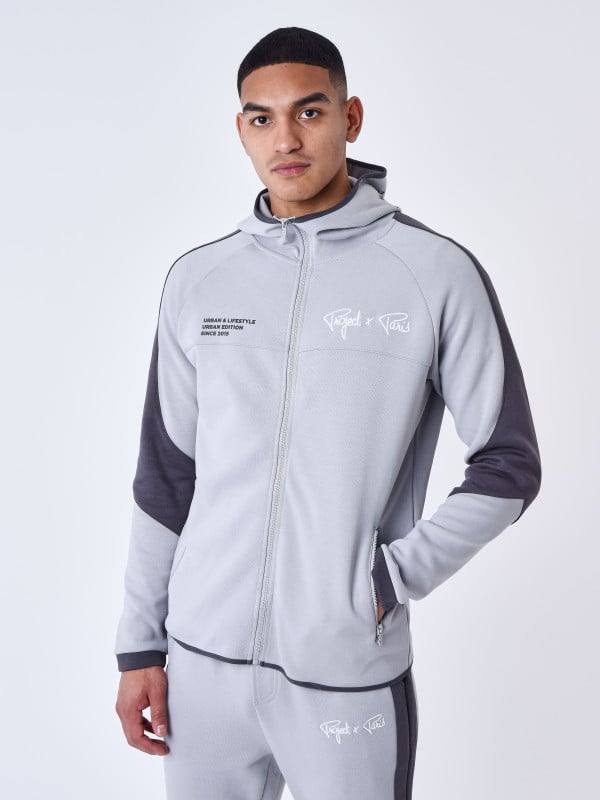 Project X Paris Sweat à Capuche Zippé Two Tone