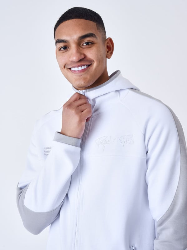 project x paris Sweat à Capuche zippé two tone