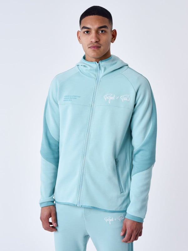 Project X Paris Sweat à Capuche Zippé Two Tone