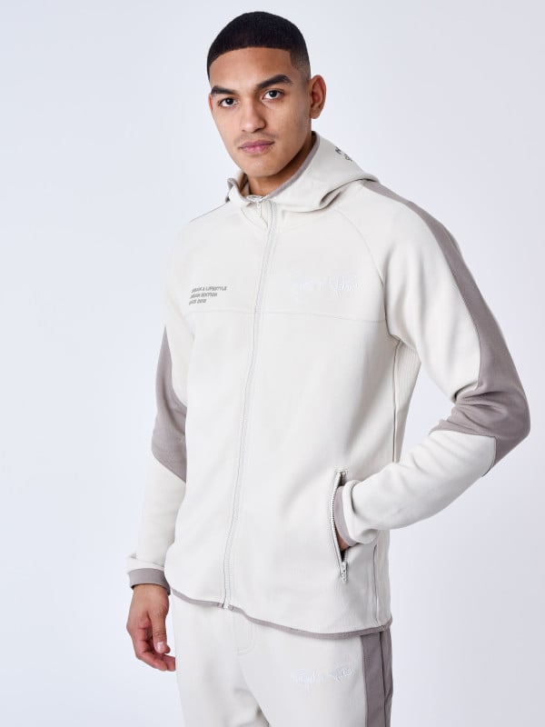 Project X Paris Sweat à Capuche Zippé Two Tone