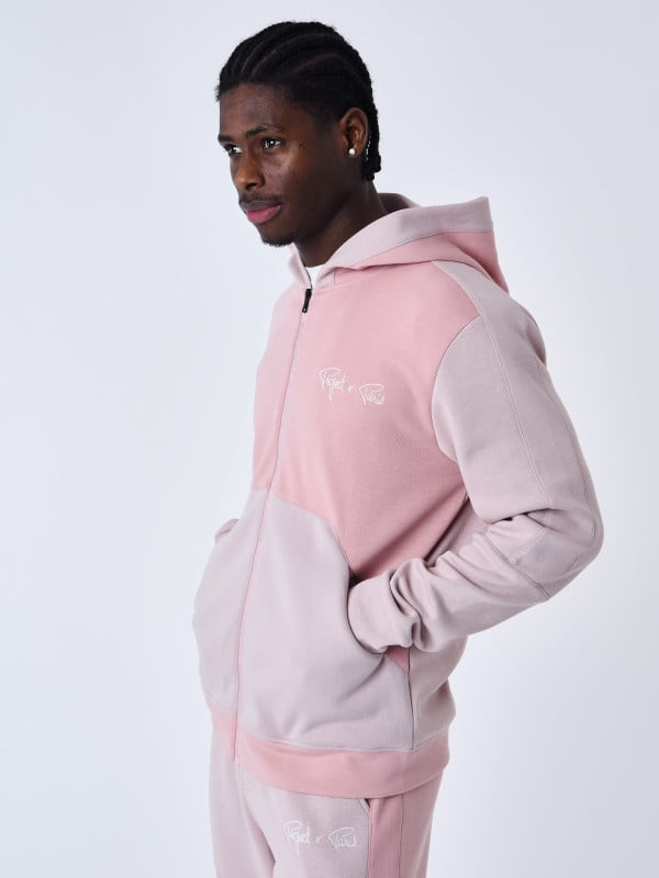 Project X Paris Sweat à Capuche Zippé Two Tone