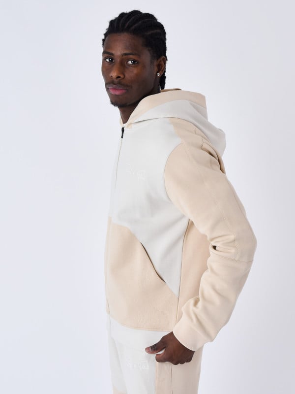 Project X Paris Sweat à Capuche Zippé Two Tone