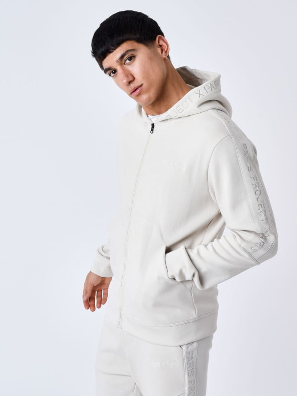 Project X Paris Sweat à Capuche Zippé Uni