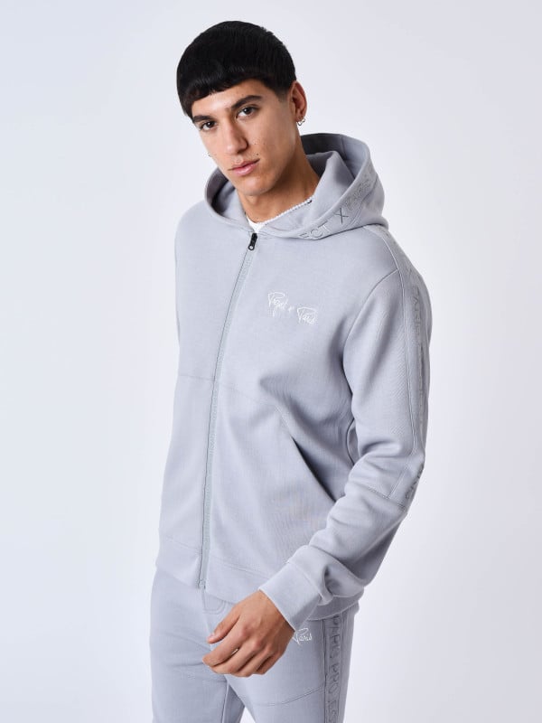 Project X Paris Sweat à Capuche Zippé Uni