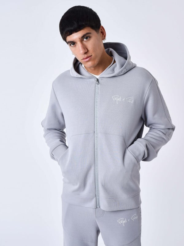 project x paris Sweat à Capuche zippé uni