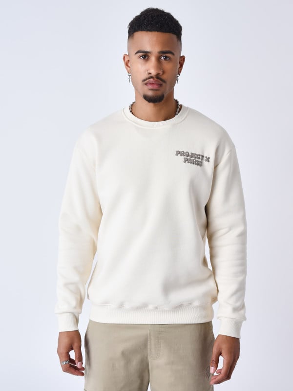 project x paris Sweat à col rond motif Canyon