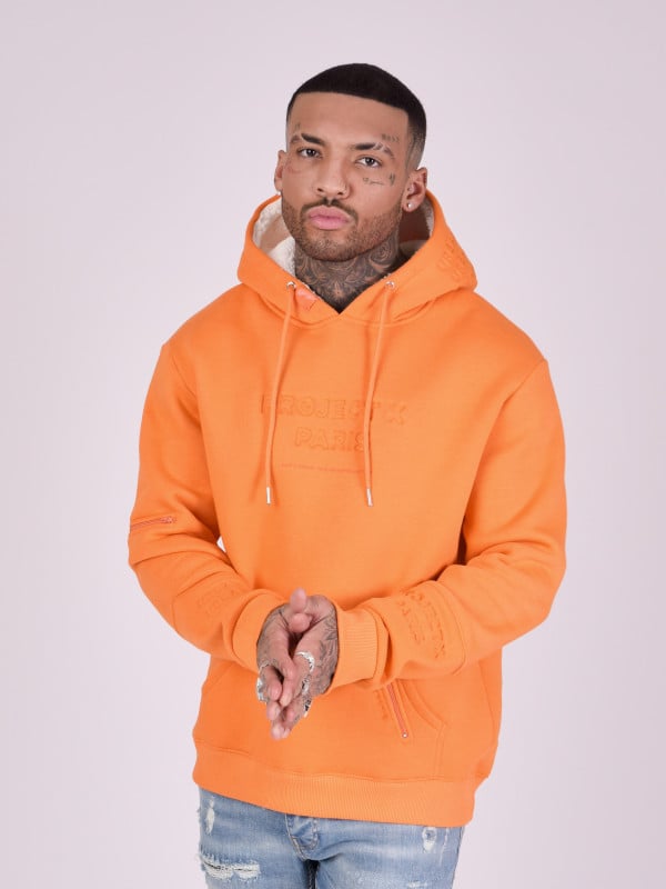 project x paris Sweat capuche logo relief négatif