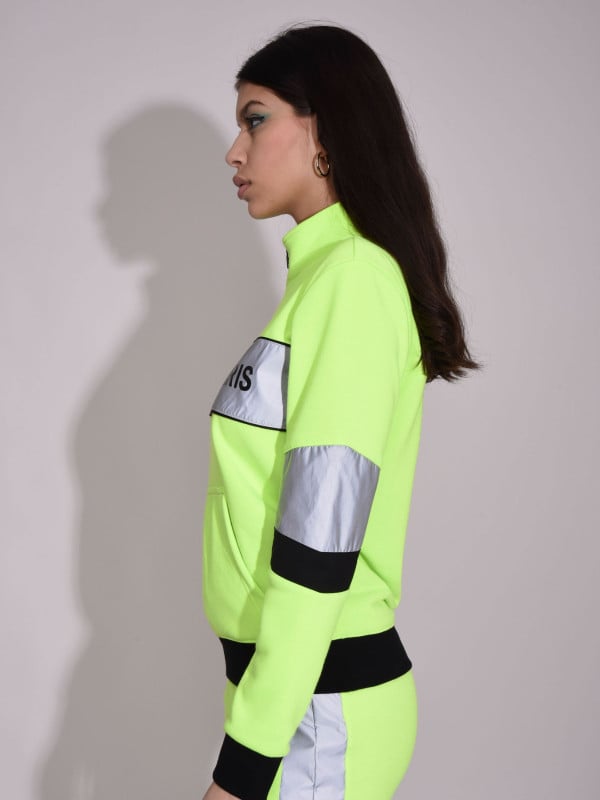 Project X Paris Sweat Col Montant Bande Logo