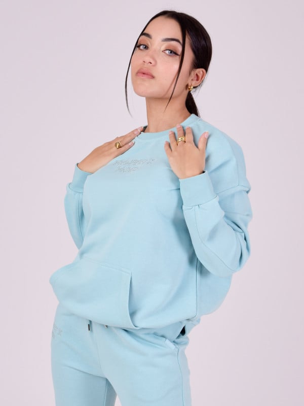 Project X Paris Sweat Col Rond Broderie Relief