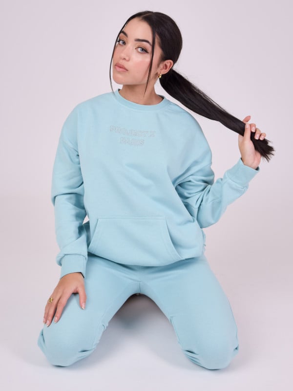 Project X Paris Sweat Col Rond Broderie Relief