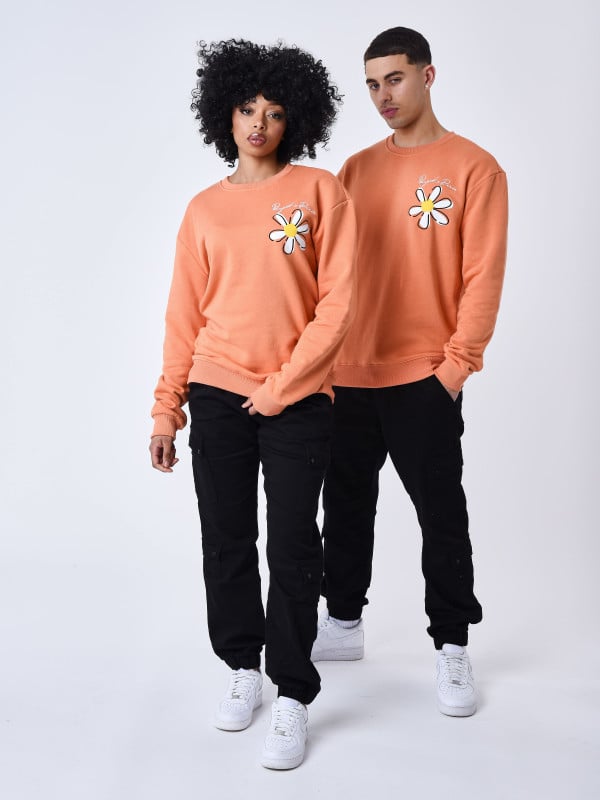 Project X Paris Sweat Col Rond Fleurs