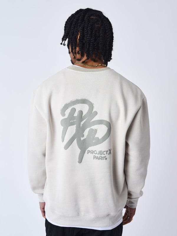 Project X Paris Sweat Col Rond Motif Graph