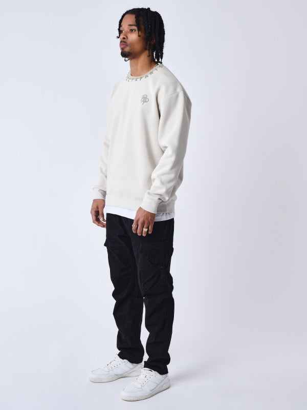 Project X Paris Sweat Col Rond Motif Graph