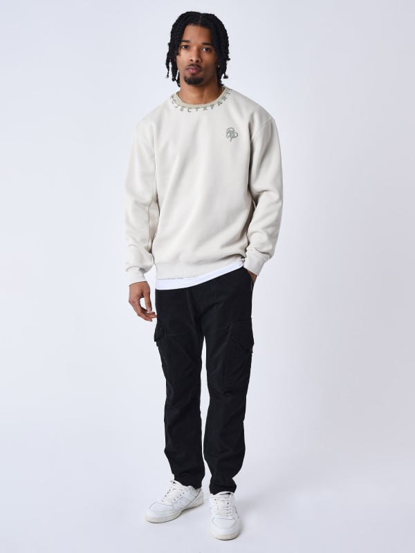 Project X Paris Sweat Col Rond Motif Graph