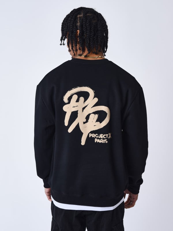 Project X Paris Sweat Col Rond Motif Graph