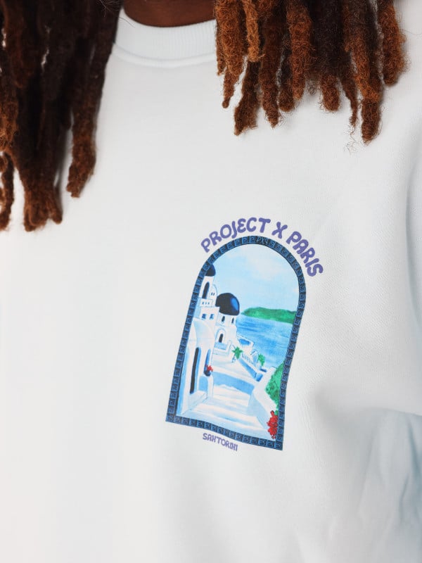 Project X Paris Sweat Col Rond Santorini