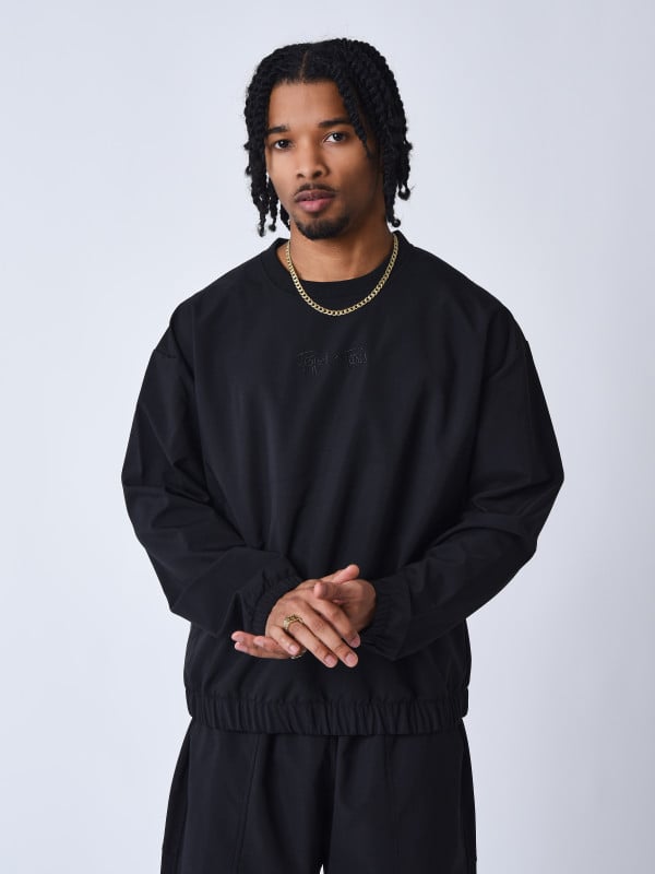 project x paris Sweat col rond texturé