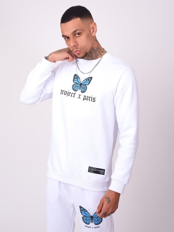 Project X Paris Sweat Impression Papillon