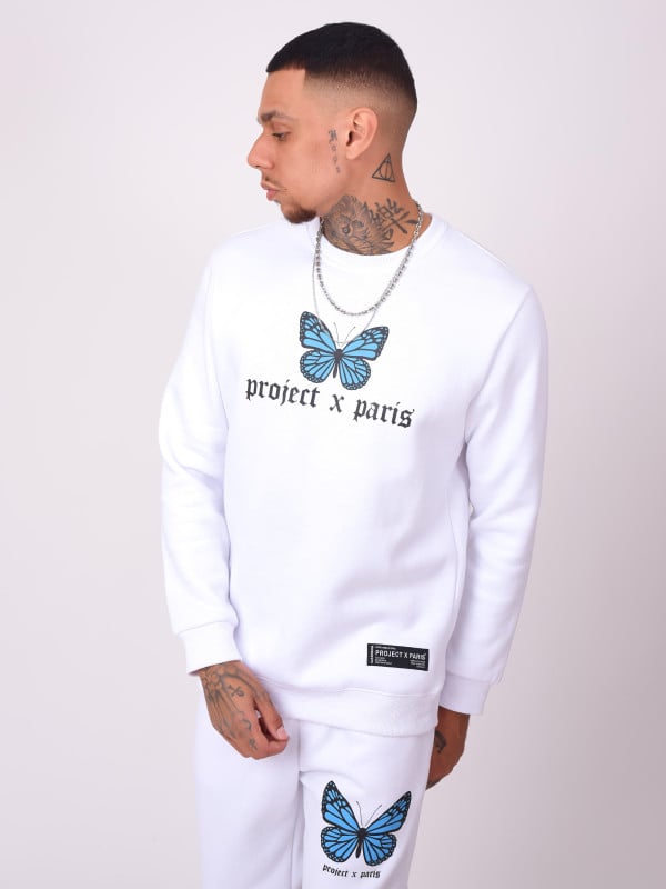 Project X Paris Sweat Impression Papillon