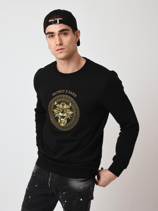 project x paris Sweat Patch Félin Antique