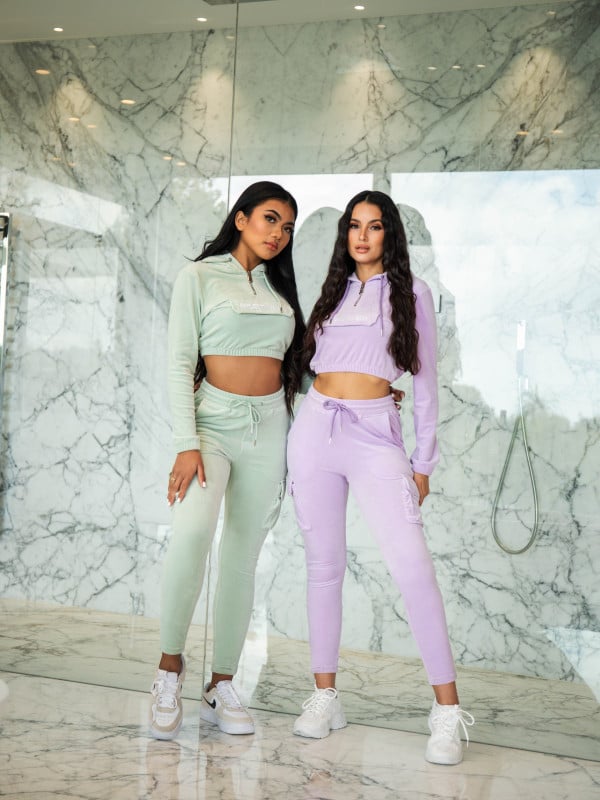 Project X Paris Sweat Velours Court à Capuche