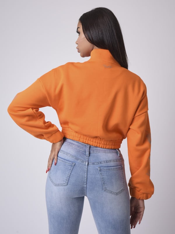 Project X Paris Sweater Col Montant Zippé Dragons