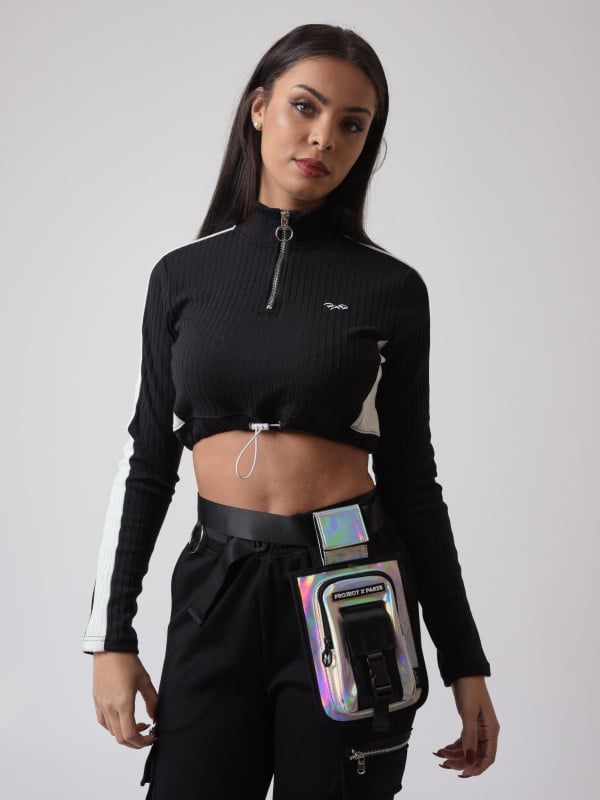 Project X Paris Sweatshirt Crop élastique