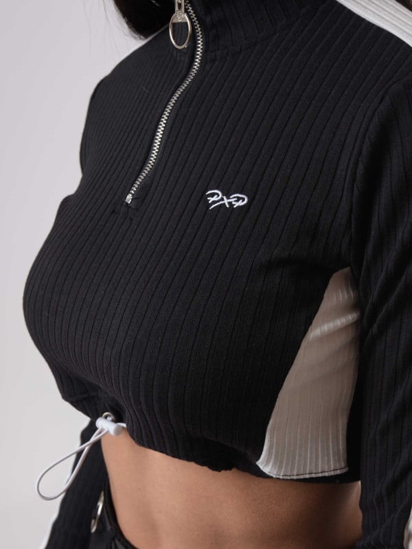 Project X Paris Sweatshirt Crop élastique