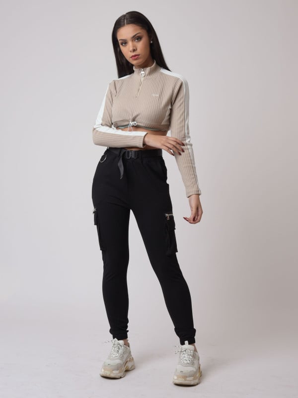 Project X Paris Sweatshirt Crop élastique