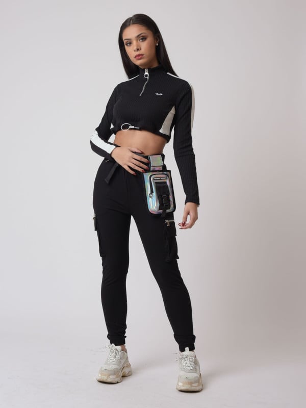 project x paris Sweatshirt crop élastique