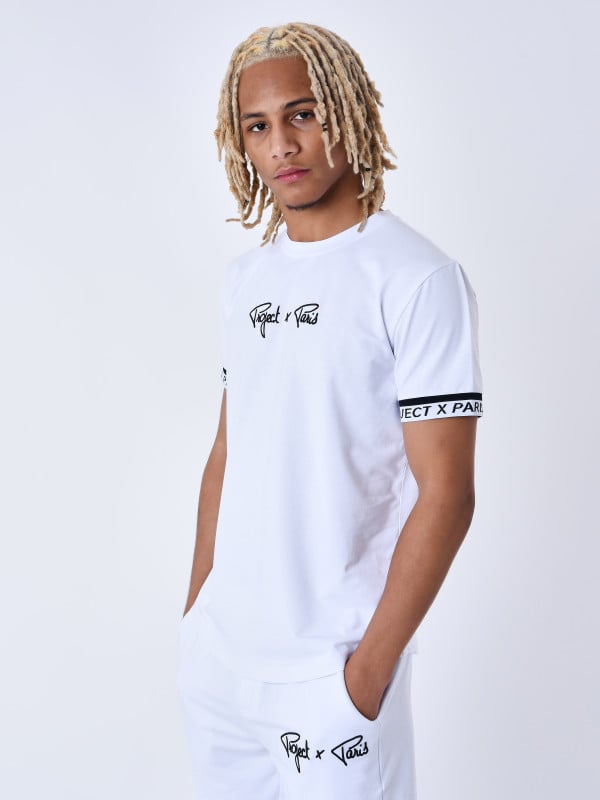 Project X Paris T-shirt A Bandes élastiques