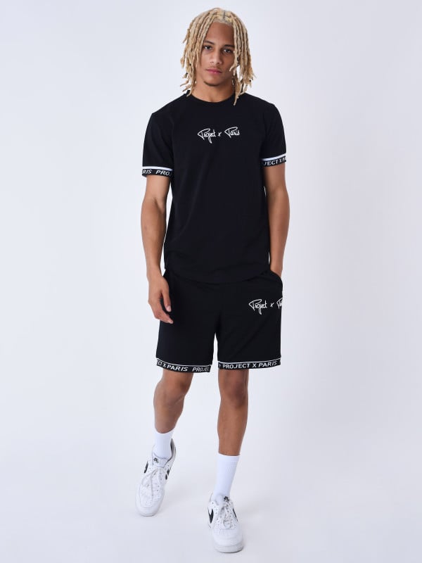 Project X Paris T-shirt A Bandes élastiques
