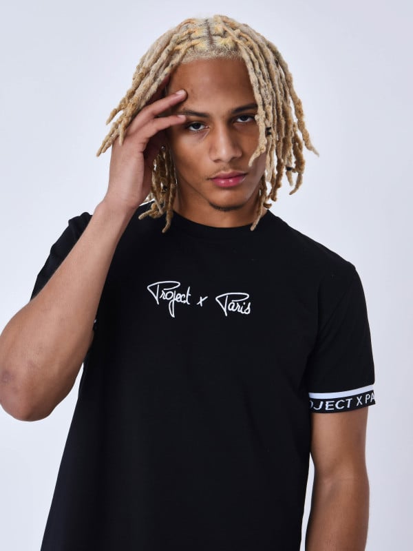 project x paris T-shirt a bandes élastiques