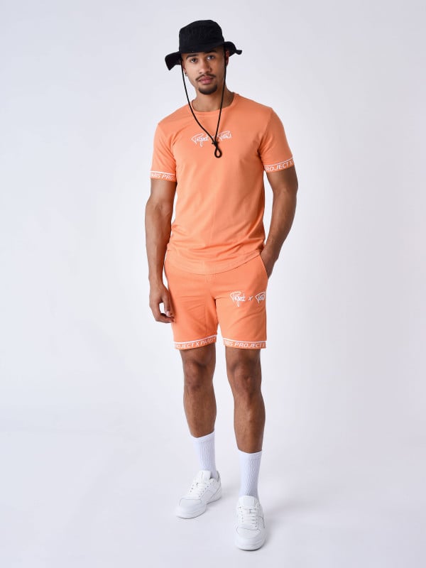 project x paris T-shirt a bandes élastiques
