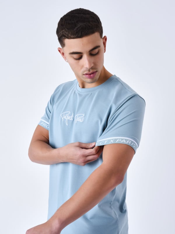 project x paris T-shirt a bandes élastiques