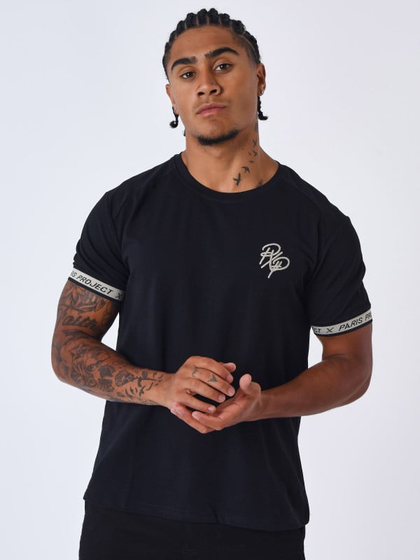 project x paris T-shirt a bandes élastiques