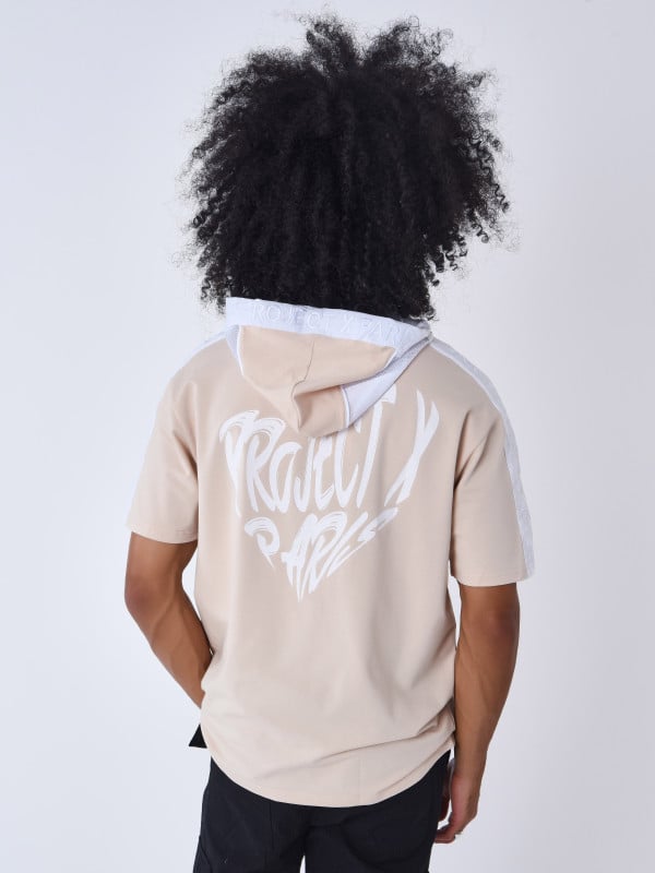 Project X Paris T-shirt à Capuche Coeur Loud