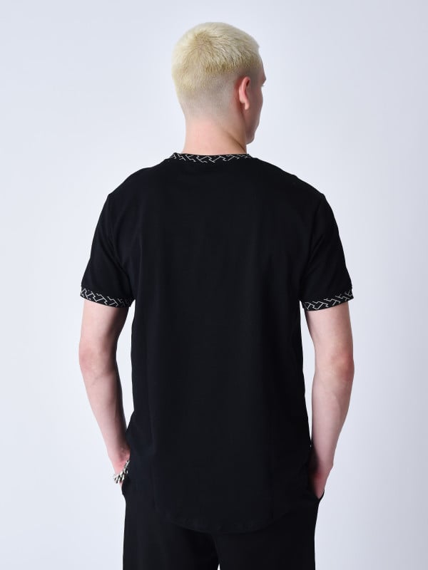 Project X Paris T-shirt à Détails Tissé Labyrinthe