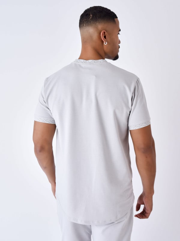 Project X Paris T-shirt à Détails Tissé Labyrinthe