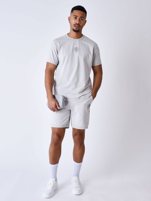 Project X Paris T-shirt à Détails Tissé Labyrinthe