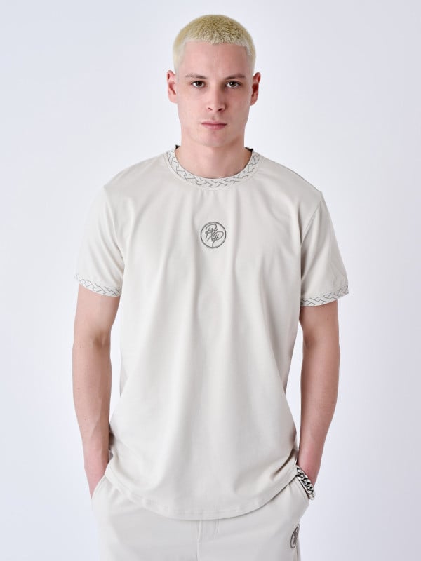 project x paris T-shirt à détails tissé labyrinthe