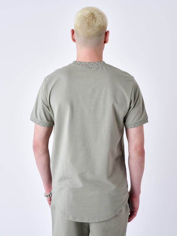 Project X Paris T-shirt à Détails Tissé Labyrinthe